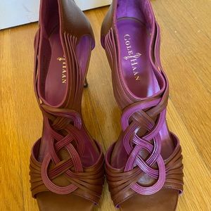 Cole Haan leather 4 inch heel